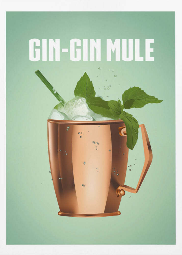 Gin Gin Mule Koppar | Poster