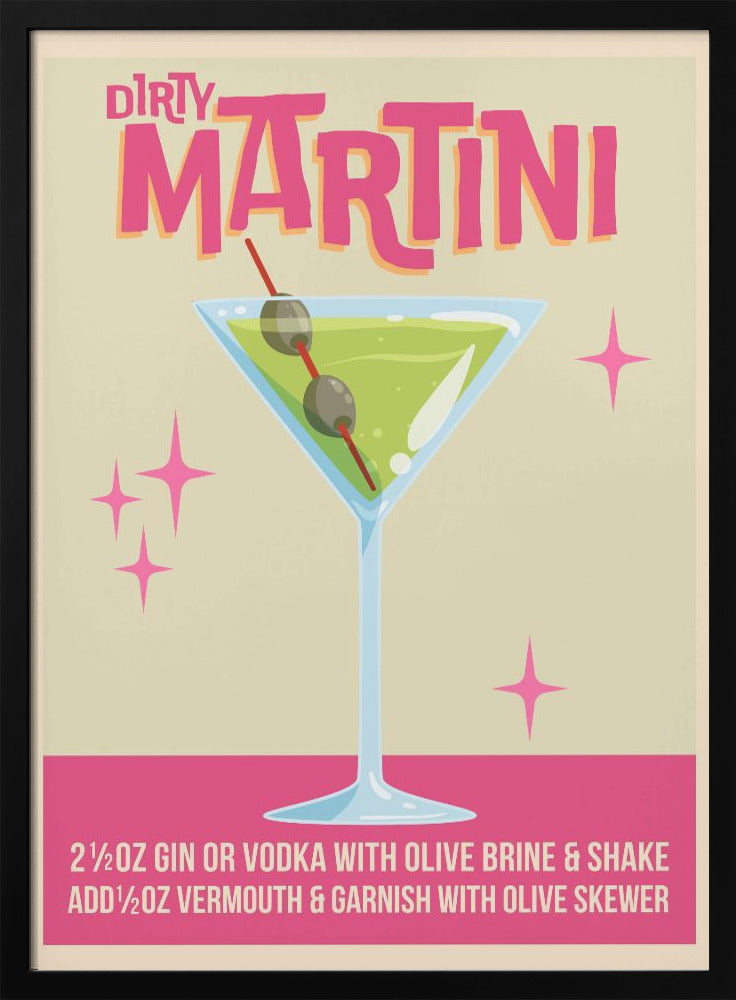 Smutsig Martini Cocktail 01.png | Poster
