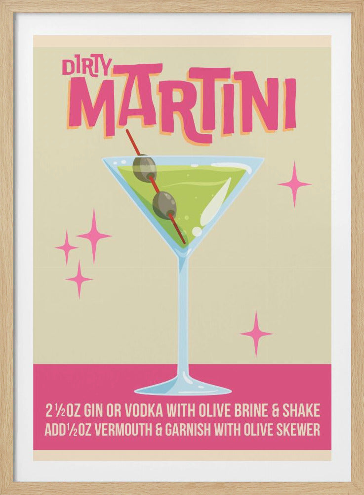 Smutsig Martini Cocktail 01.png | Poster