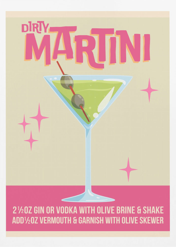 Smutsig Martini Cocktail 01.png | Poster