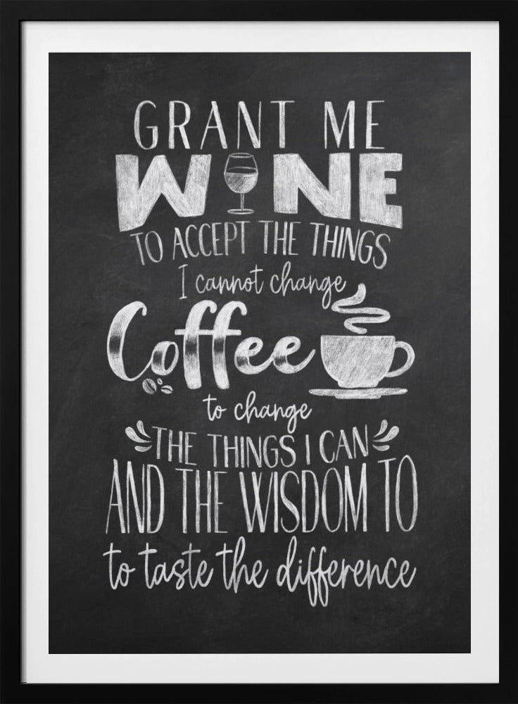 Vin och kaffe | Poster