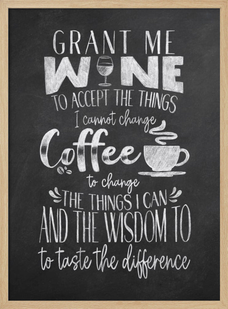 Vin och kaffe | Poster