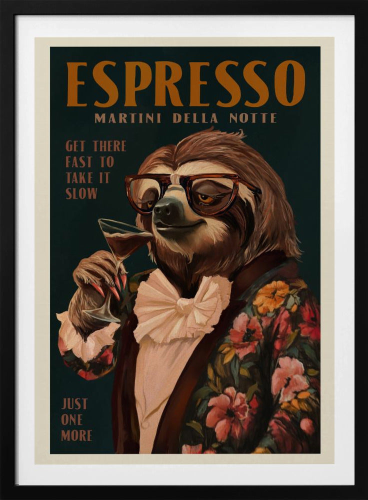 Art Deco Espresso Martini Drickande Sensation | Poster