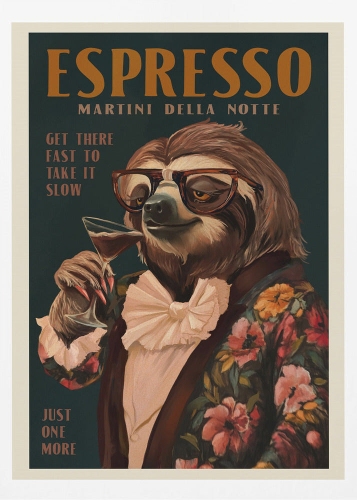 Art Deco Espresso Martini Drickande Sensation | Poster