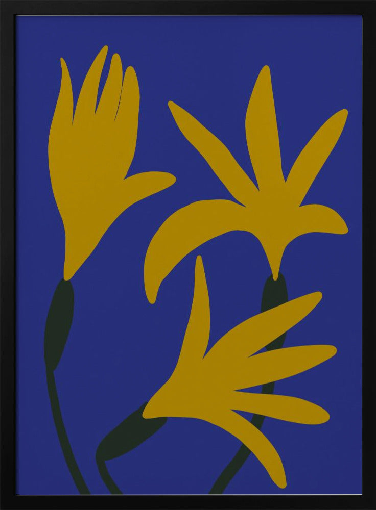 Golden Petals Glow | Poster
