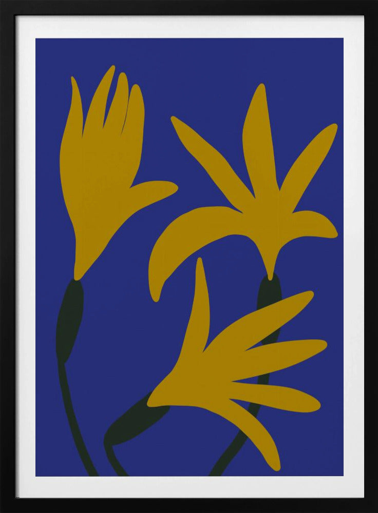 Golden Petals Glow | Poster