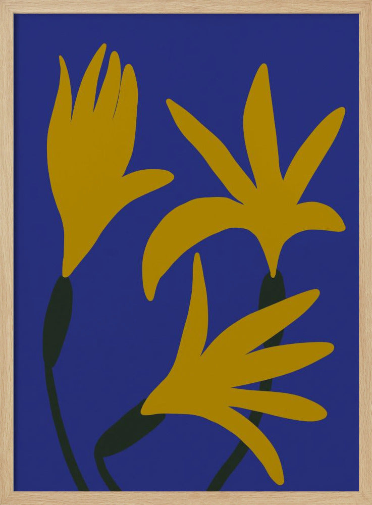Golden Petals Glow | Poster