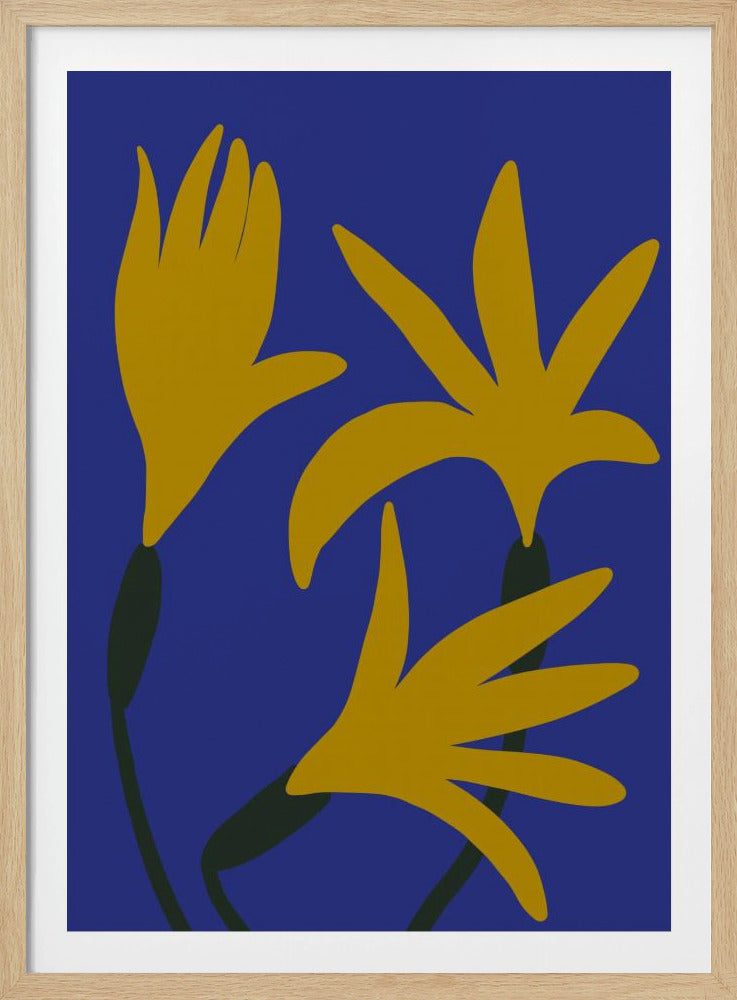 Golden Petals Glow | Poster