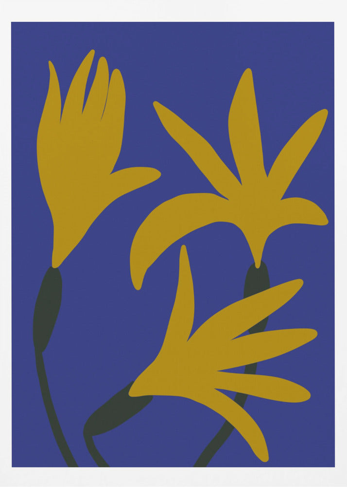 Golden Petals Glow | Poster