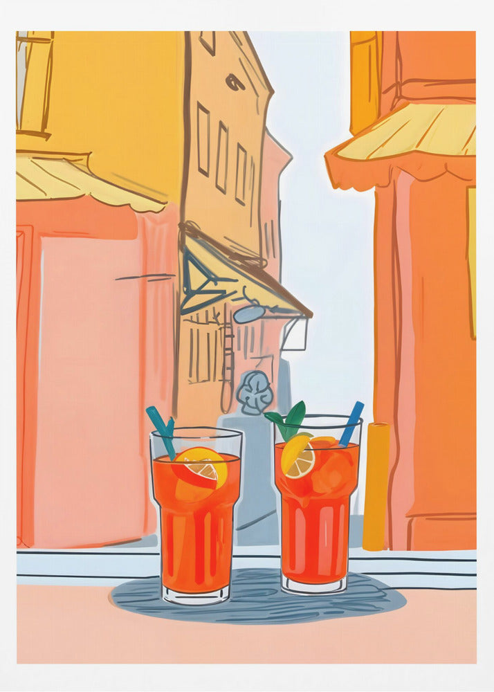 Två Aperoler, tack! | Poster