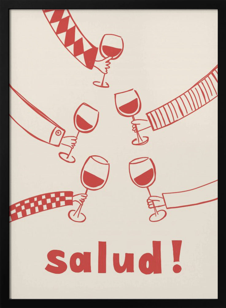 Salud! Vinfest med vänner | Poster