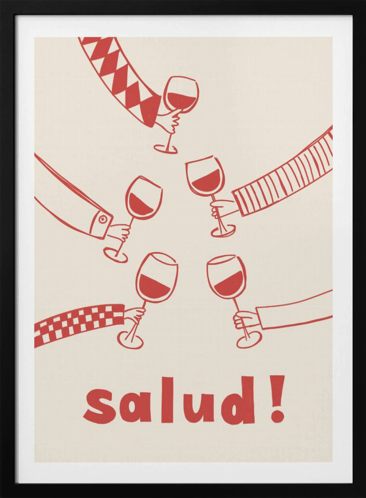 Salud! Vinfest med vänner | Poster
