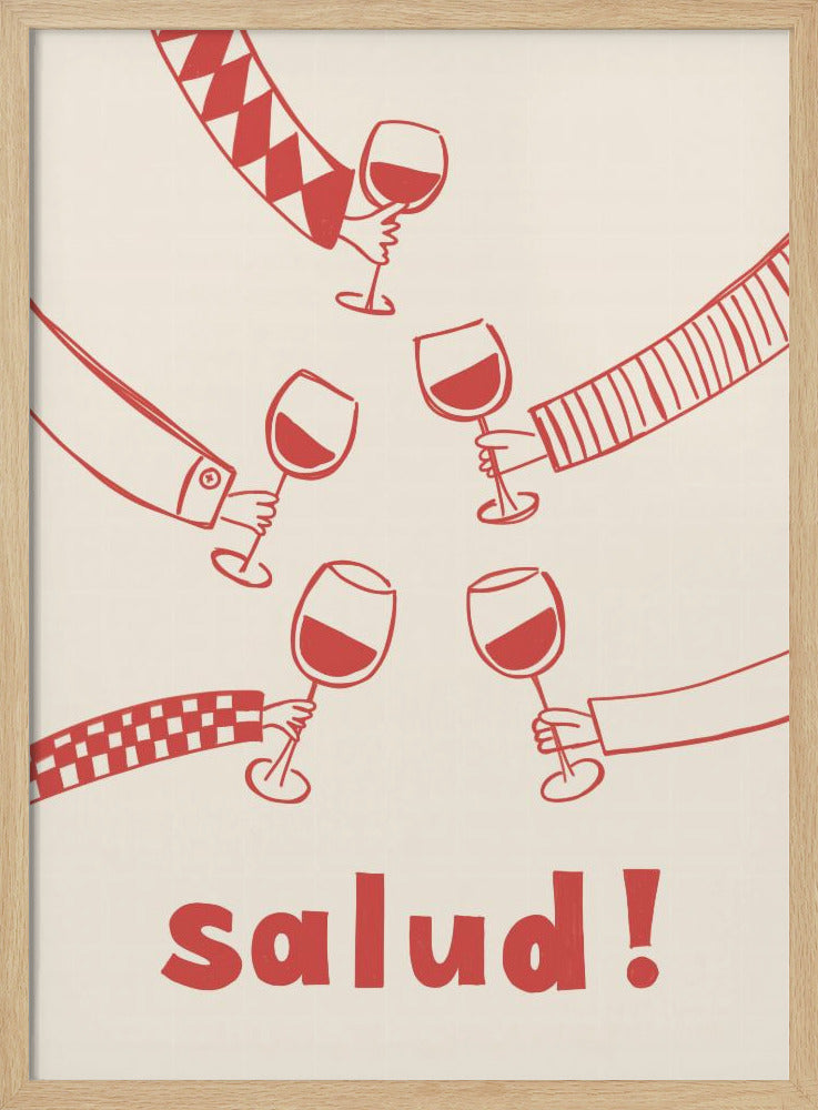 Salud! Vinfest med vänner | Poster