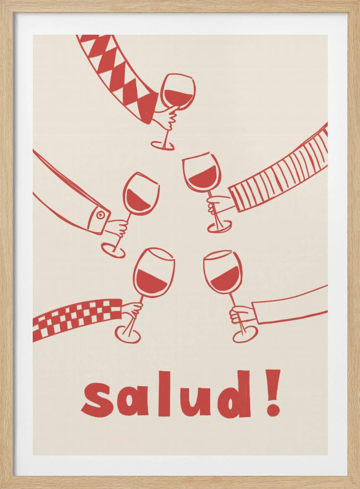 Salud! Vinfest med vänner | Poster