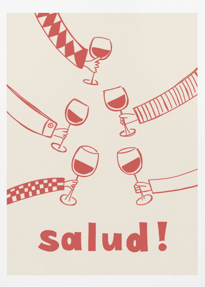 Salud! Vinfest med vänner | Poster