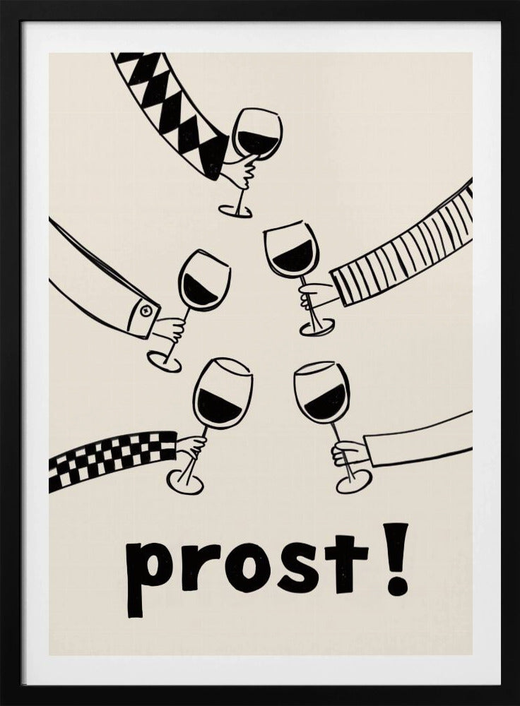 Prost! Vinfest med vänner | Poster
