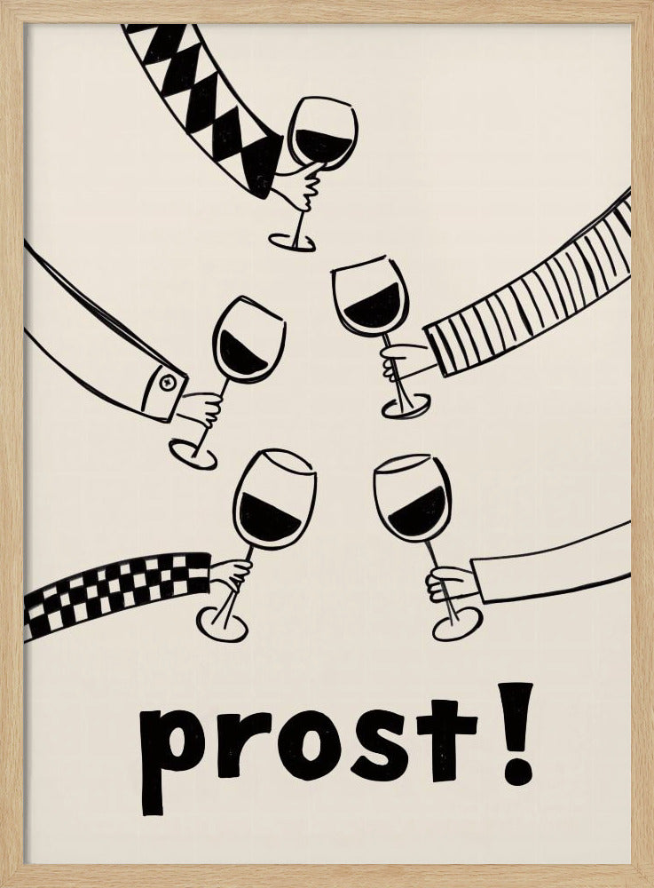 Prost! Vinfest med vänner | Poster