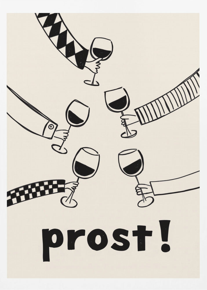 Prost! Vinfest med vänner | Poster