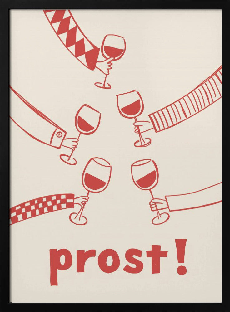 Prost! Vinfest med vänner | Poster