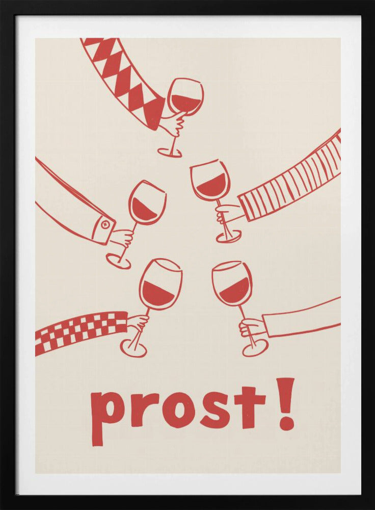 Prost! Vinfest med vänner | Poster