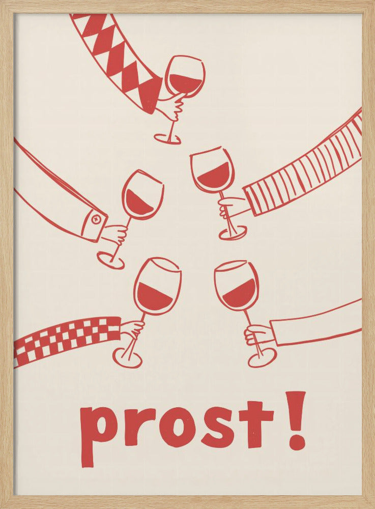 Prost! Vinfest med vänner | Poster