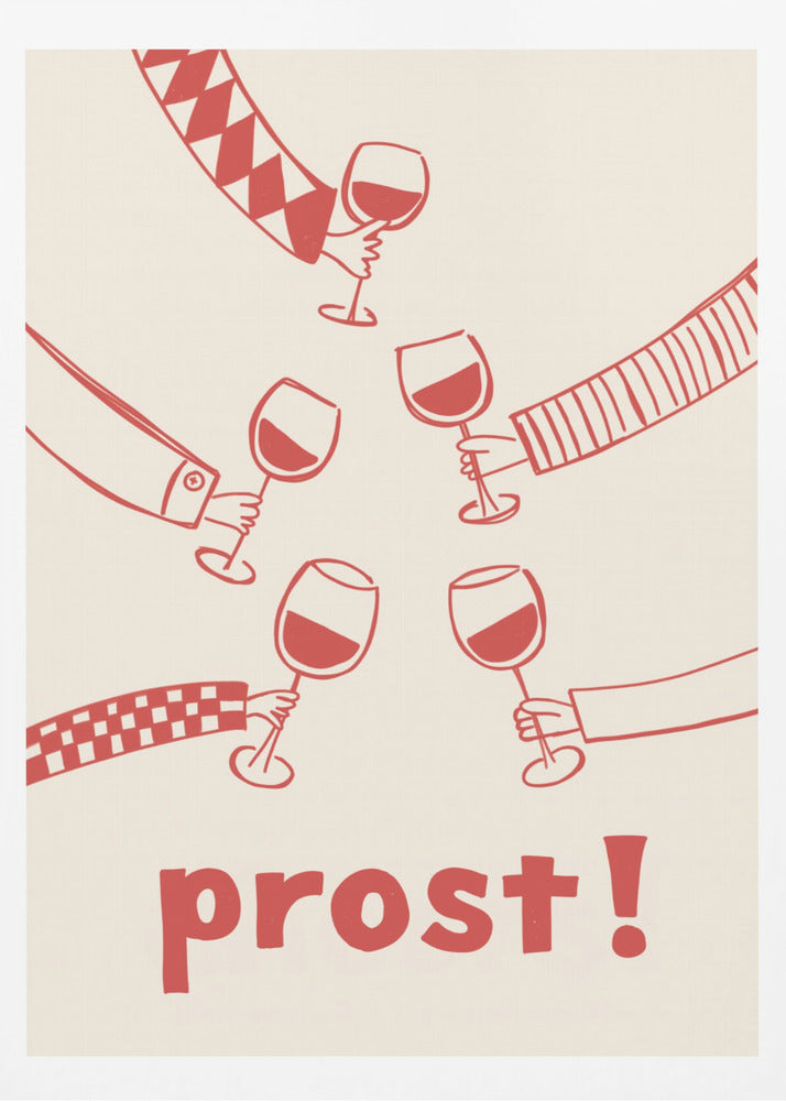 Prost! Vinfest med vänner | Poster