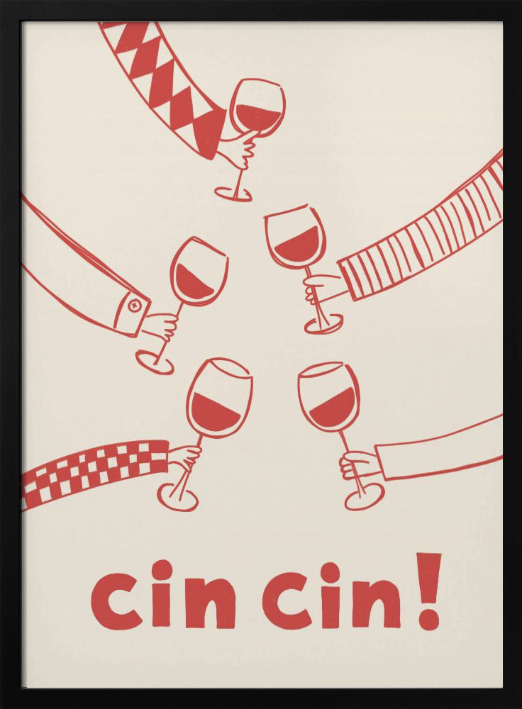 Cin cin! Vinfest med vänner | Poster