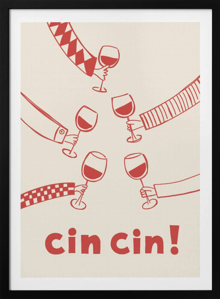 Cin cin! Vinfest med vänner | Poster