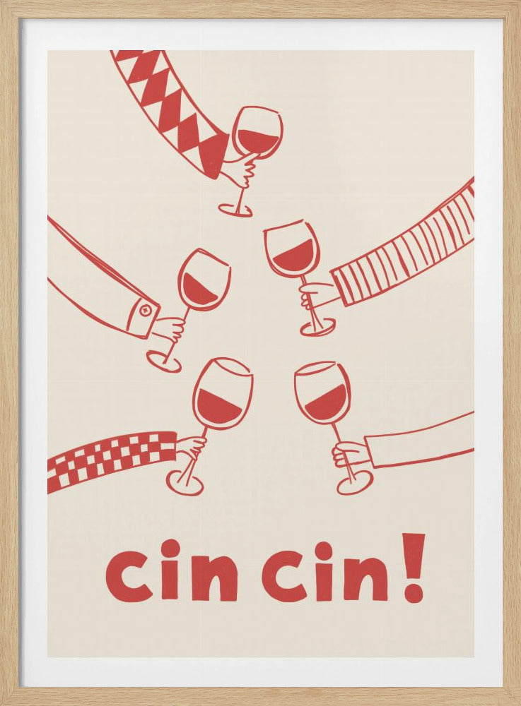 Cin cin! Vinfest med vänner | Poster