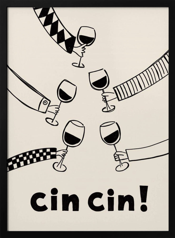 Cin cin! Vinfest med vänner | Poster