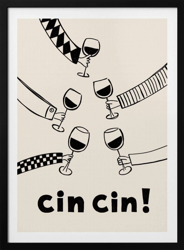 Cin cin! Vinfest med vänner | Poster