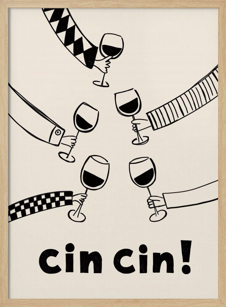 Cin cin! Vinfest med vänner | Poster
