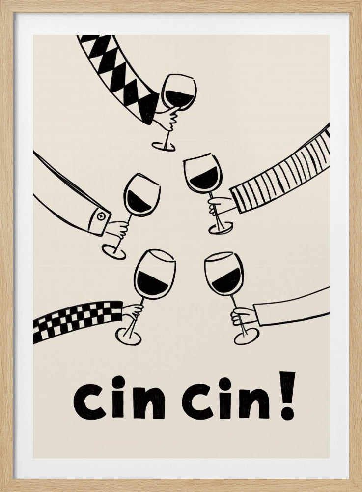Cin cin! Vinfest med vänner | Poster