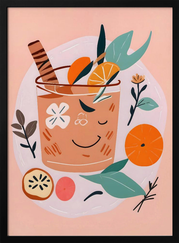 Kanel- och apelsincocktail | Poster