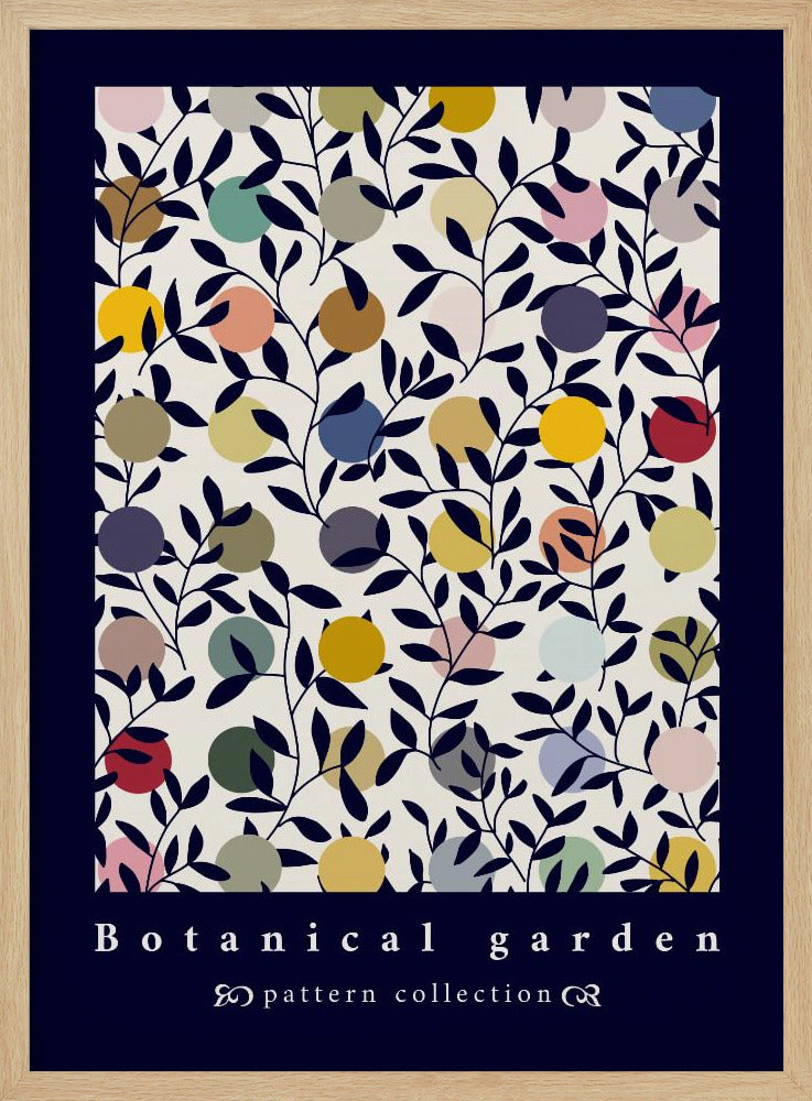 Expectant Iteration Botanical Garden Pattern | Poster