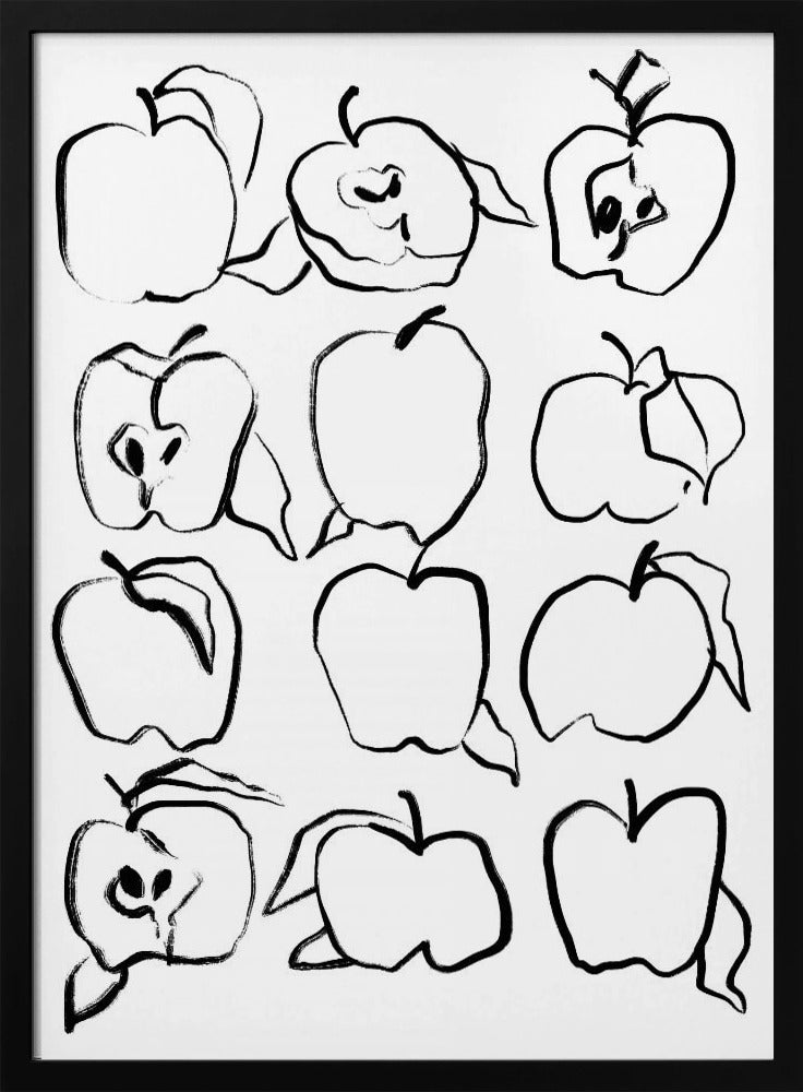 Sketches of Apples | Poster