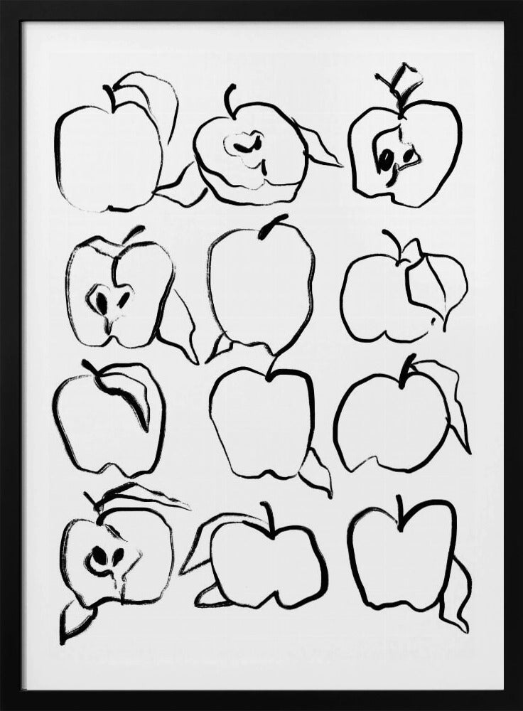 Sketches of Apples | Poster