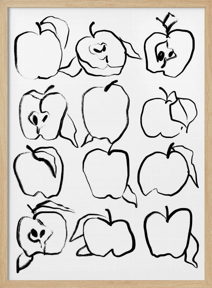 Sketches of Apples | Poster