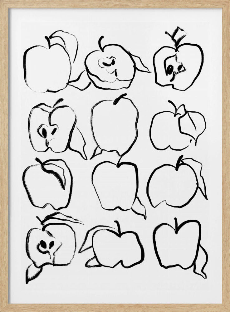 Sketches of Apples | Poster