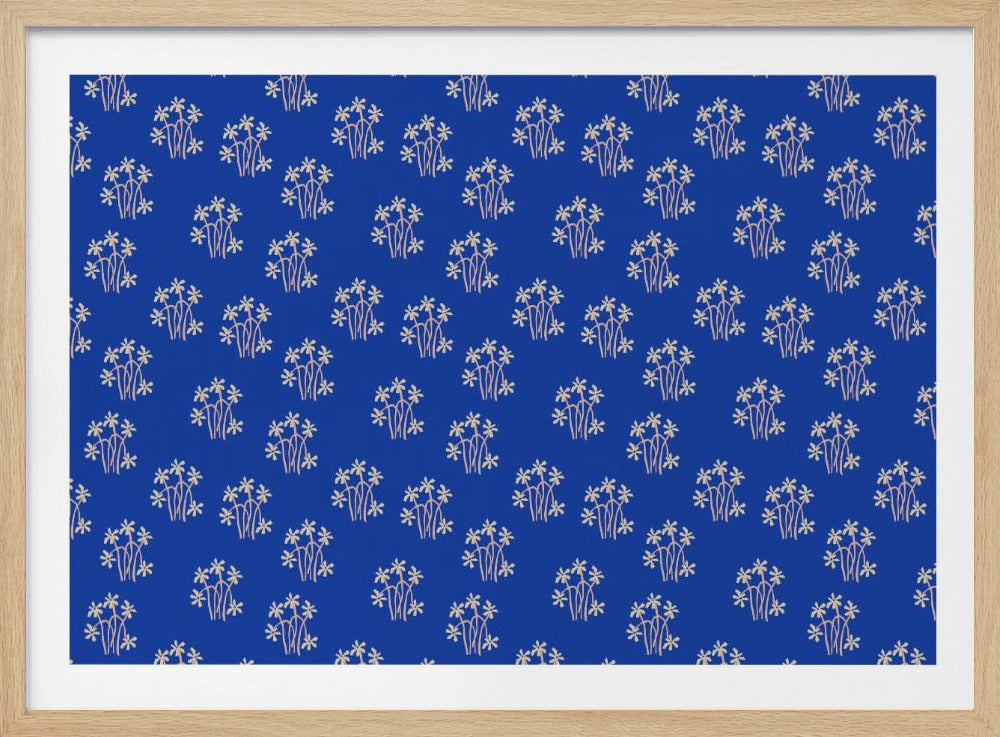 Garden in Indigo | Poster