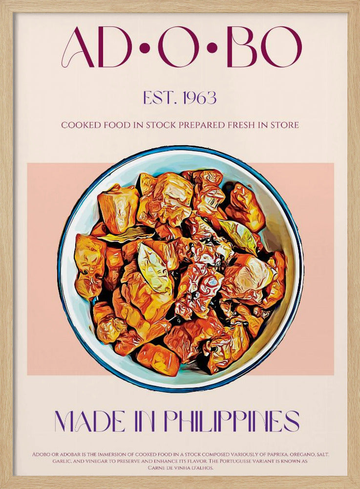 Filippinsk Adobo | Affisch