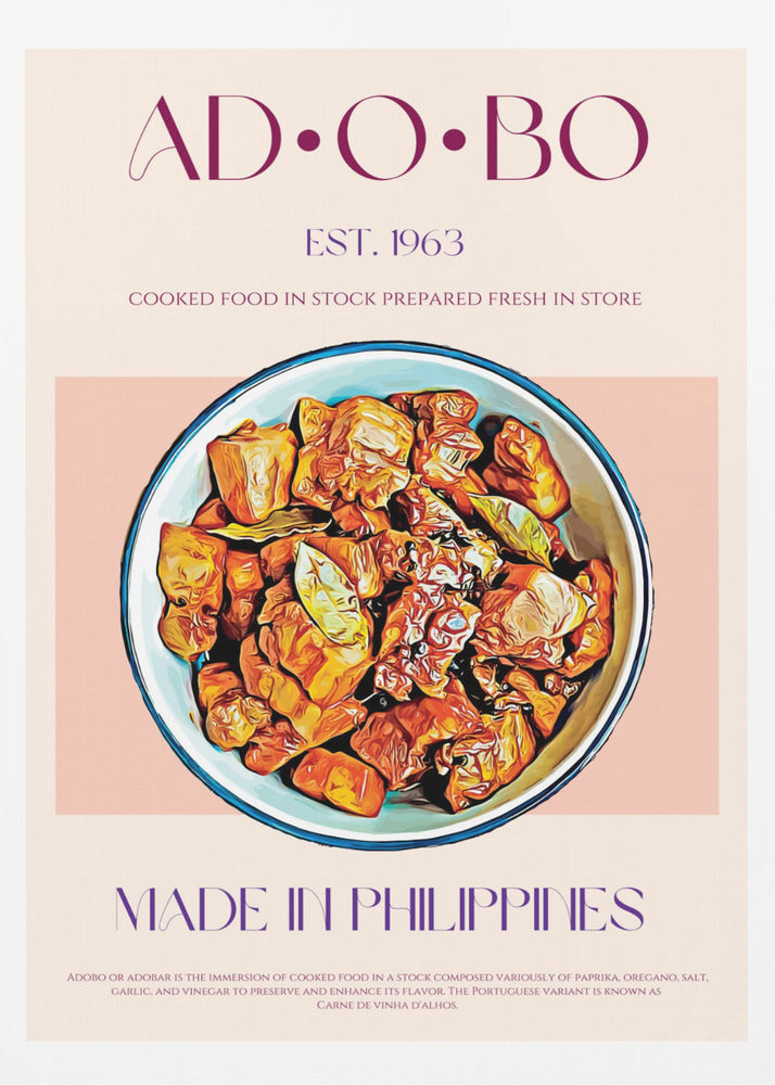 Filippinsk Adobo | Affisch