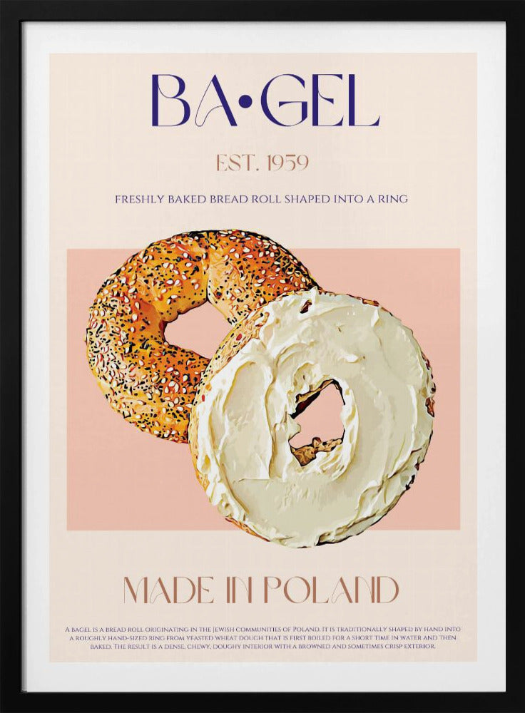Polnischer Bagel-Genuss | Poster
