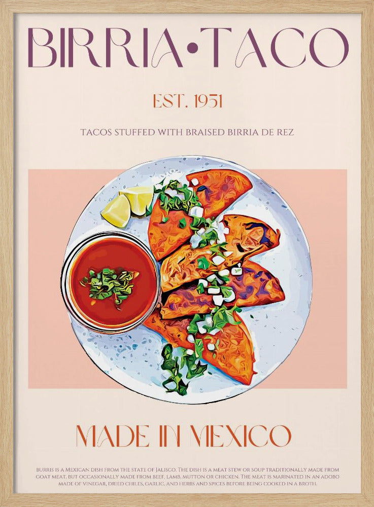 Läckra Birria-bitar | Poster