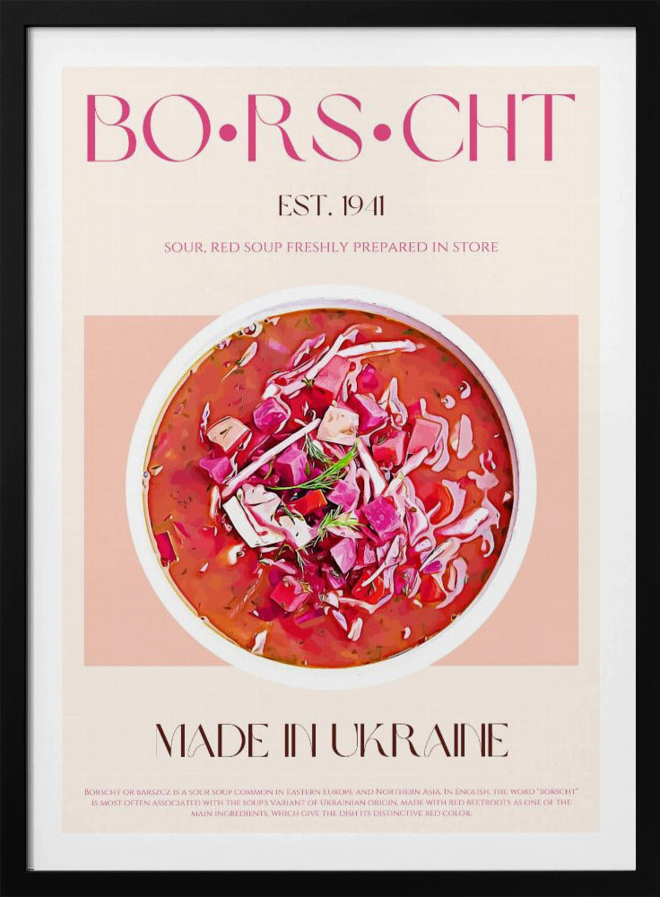 Ukrainsk Borsjtj-lycka | Poster
