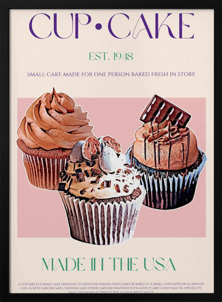 Dekadenta muffins | Poster