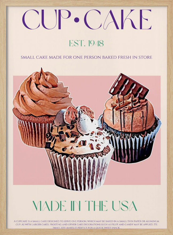 Dekadenta muffins | Poster