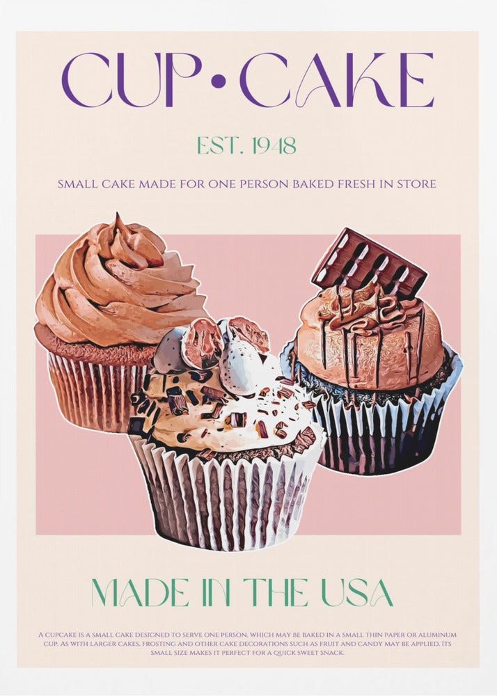 Dekadenta muffins | Poster