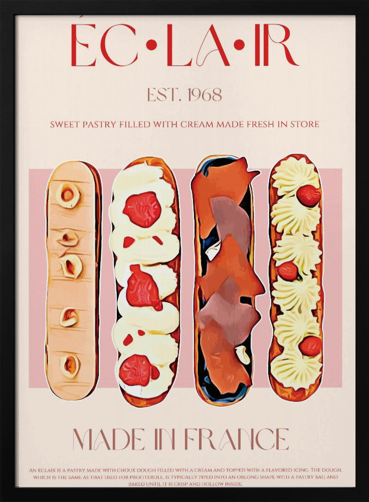 Fransk bakverksdelikatesse | Poster