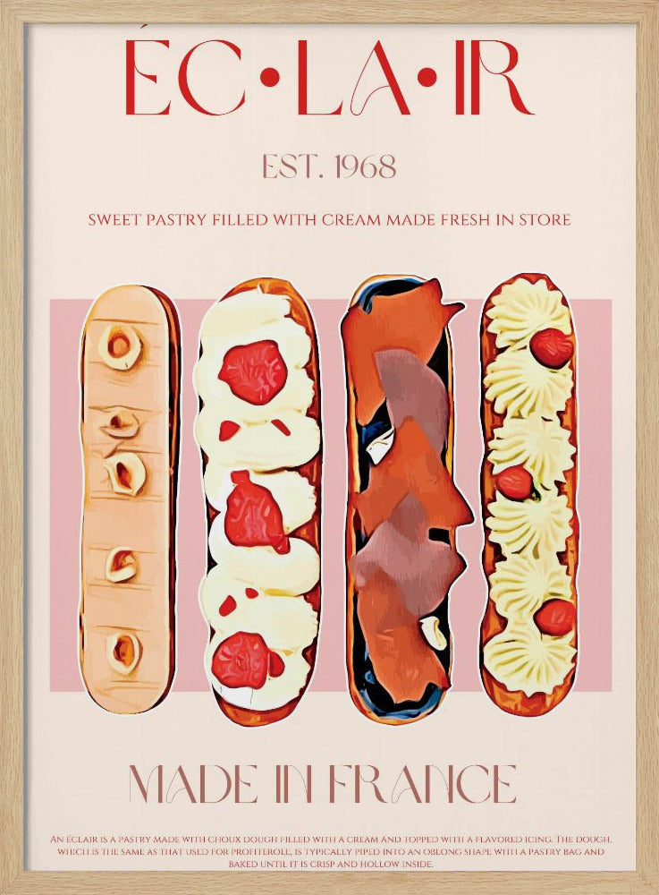 Fransk bakverksdelikatesse | Poster